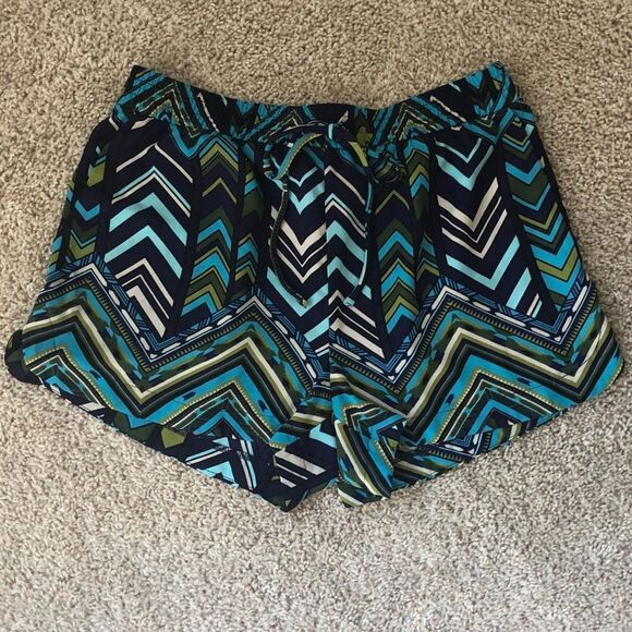 Forever 21 Pants - Forever 21 Patterned Drawstring Shorts